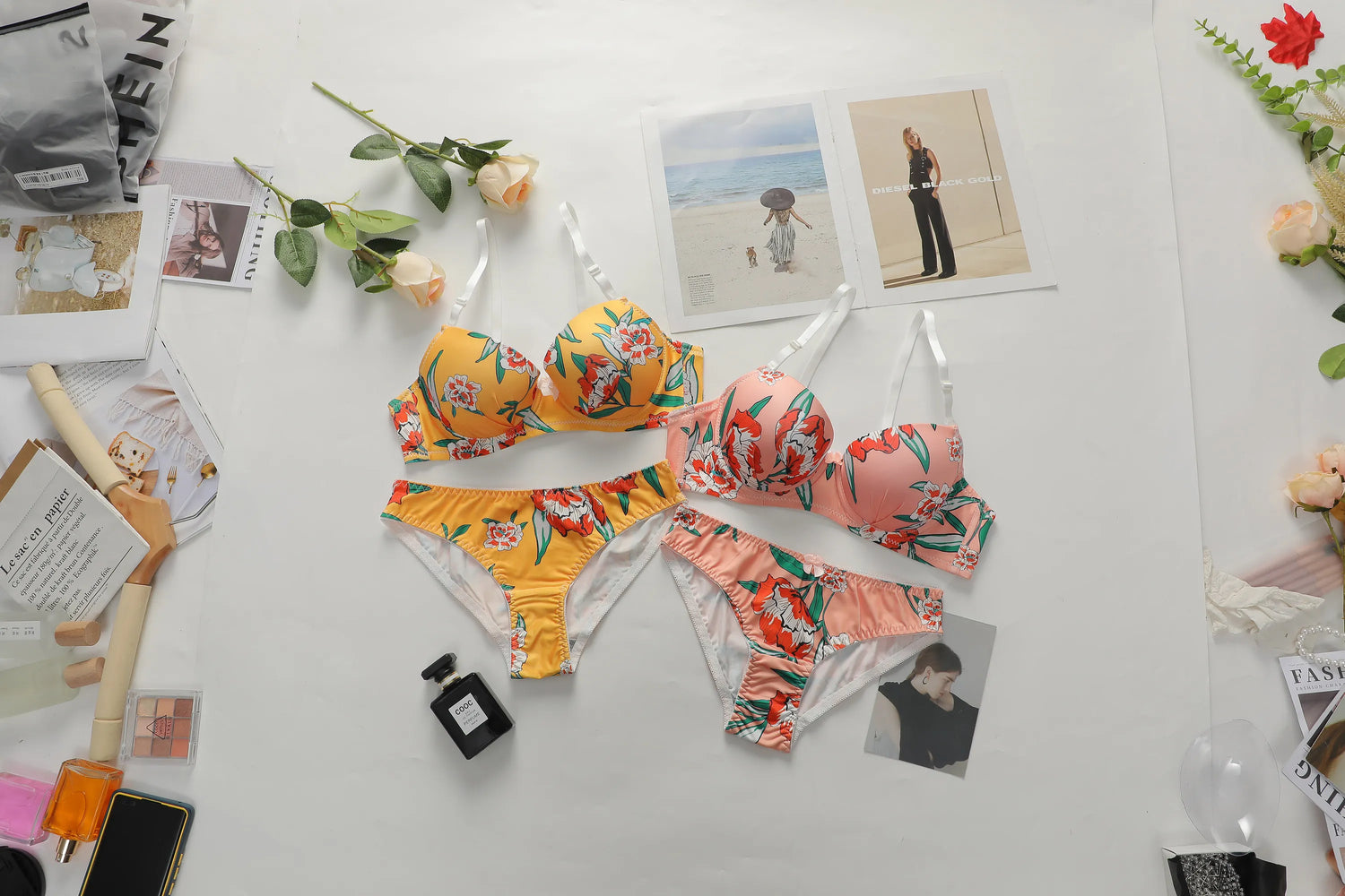 Bras → Floral & Printed
