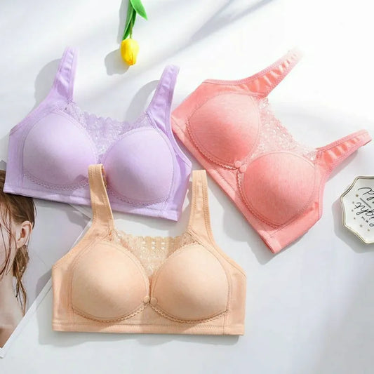 Front Closure Wireless Maternity Bra | Front Open Nursing Bra for Breastfeding | Bra for Girls & Women