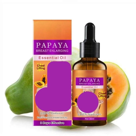 Natural Breast Enhancement Oil - Papaya Oil for Breast Growth & Firming