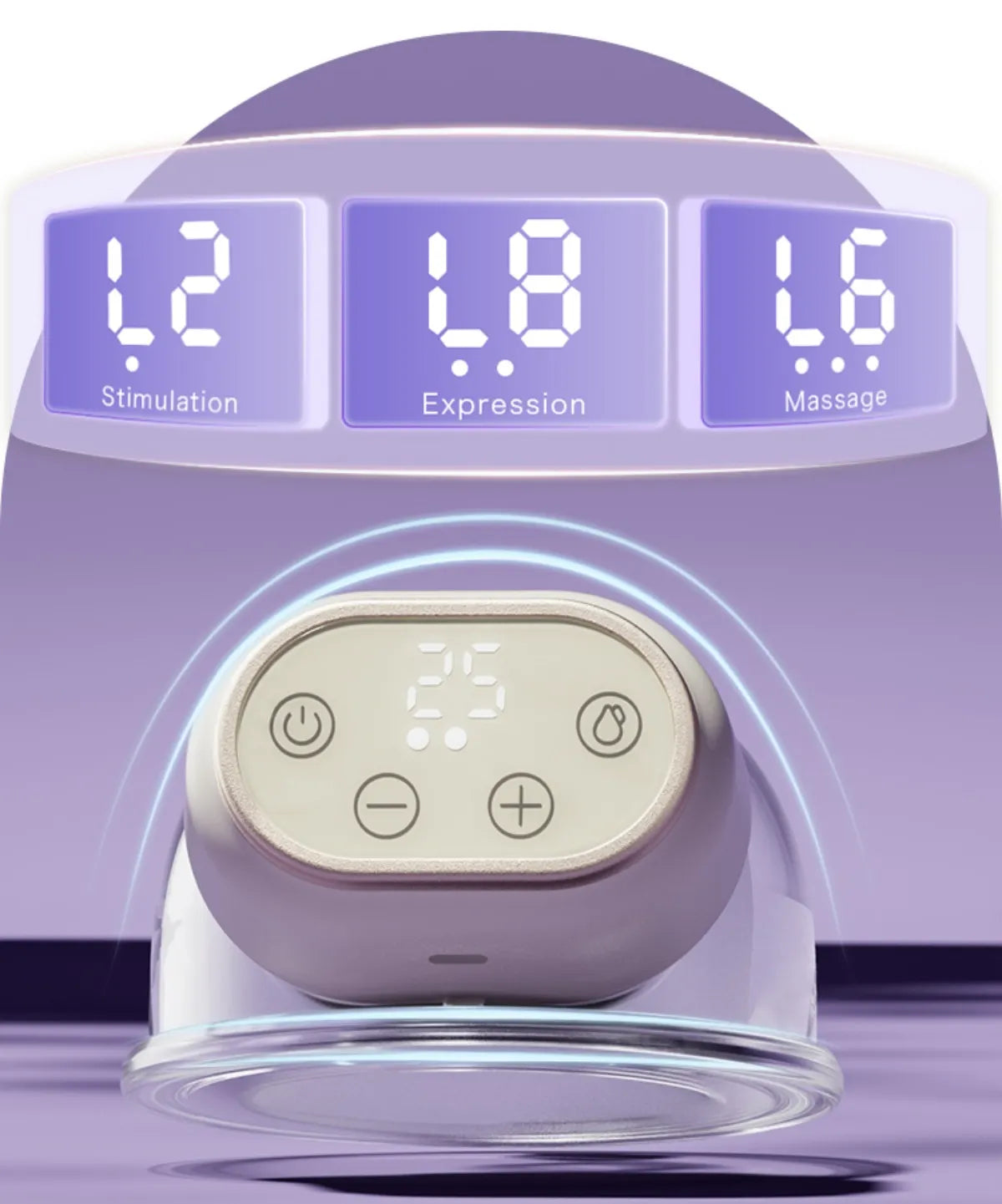 Wearable Breast Pump - Hands Free Wireless Breastfeeding Pump with Smart Display One Piece Count